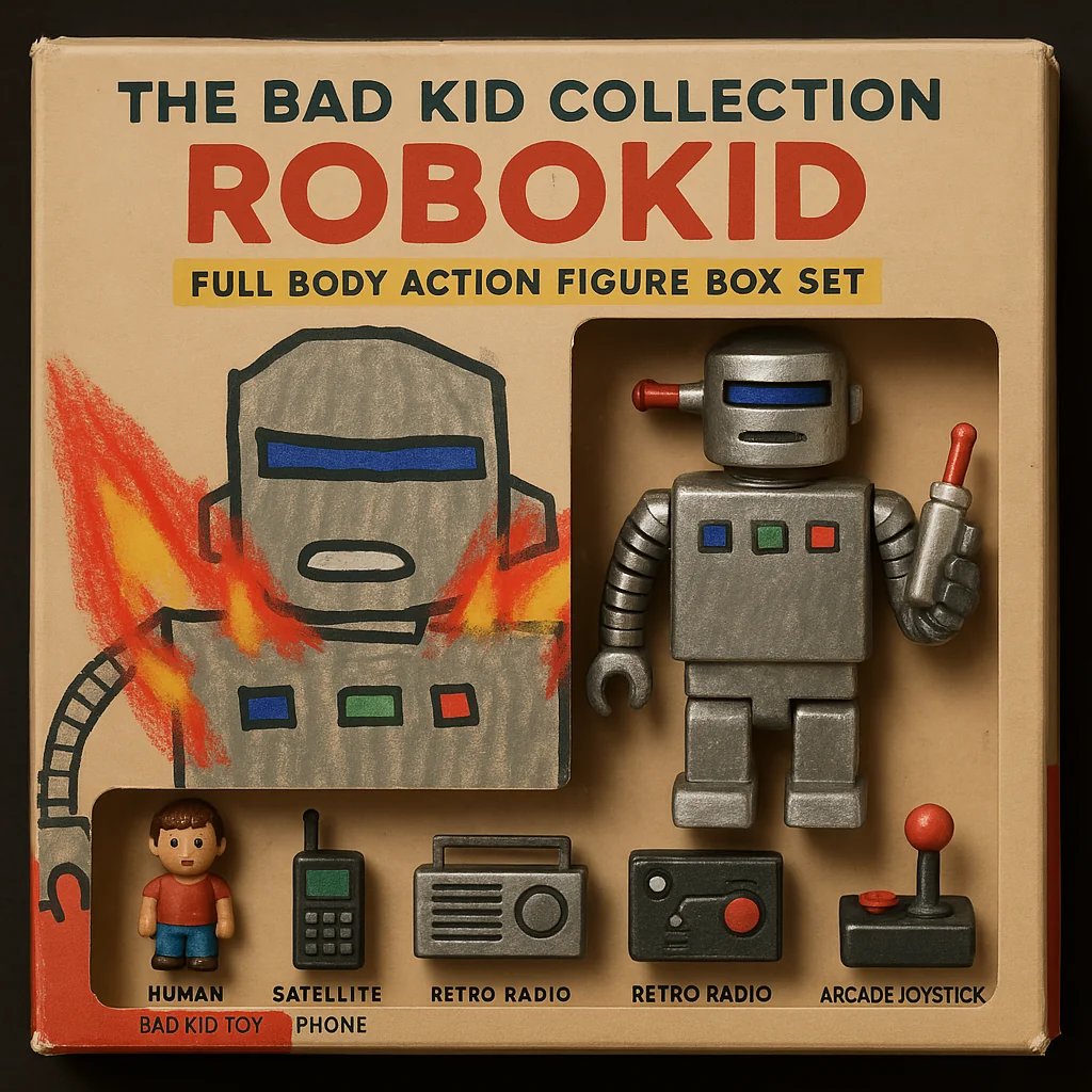 Berny0x's tweet photo. Having to much fun making @badkidsart action figures. Prompt below. https://t.co/AK6vEbS6N5