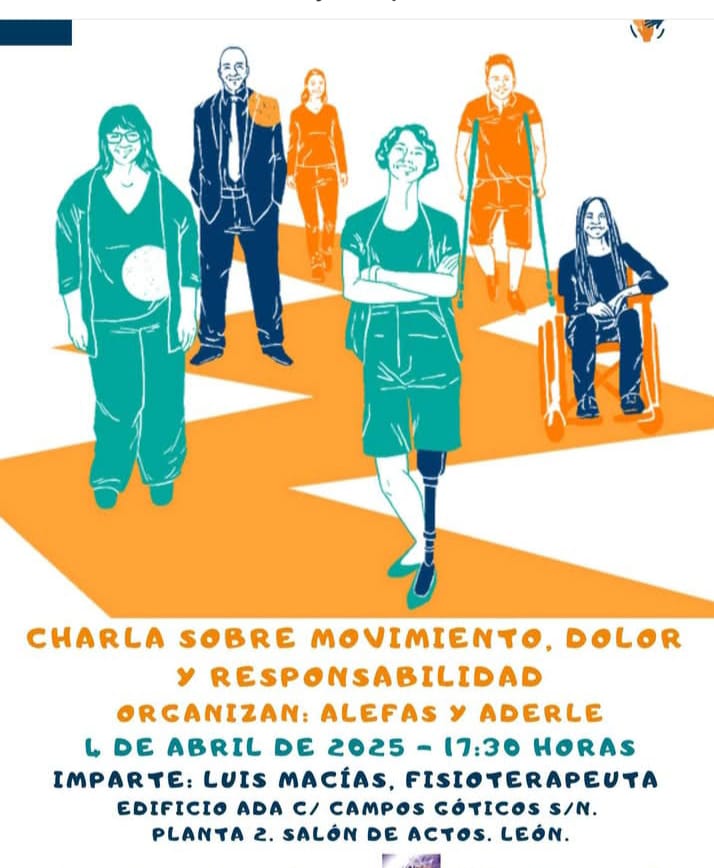 Mañana, #AlefasLEÓN y <a href="/AderleL/">ASOCIACION DE ENFERMEDADES RARAS DE LEÓN-ADERLE</a> , proponemos una charla sobre movimiento, dolor y responsabilidad.
No te lo puedes perder!! 🤩
🗓️ 4 de abril
⏰ 17,30 horas.
🏘️ Edificio ADA (Campos Góticos)
Comprometid@sconlasalud
#saludcocemfecyl