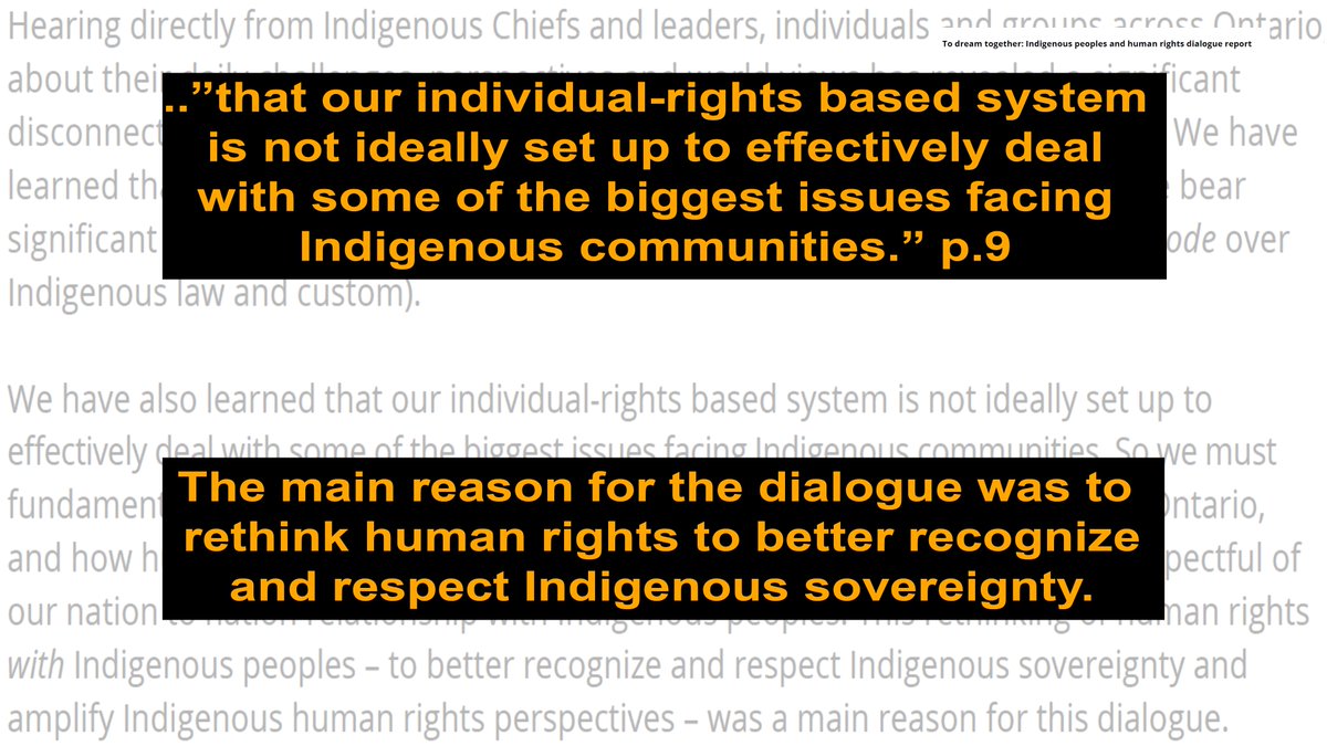 BradGGallant's tweet image. Is that from @OntHumanRights playbook? They said they intervened in my case to determine if #NativeMascots affected my rights then claimed in Indigenous dialogue reports that they did it to understand the interplay of human rights and Indigenous sovereignty. See why I don't vote.