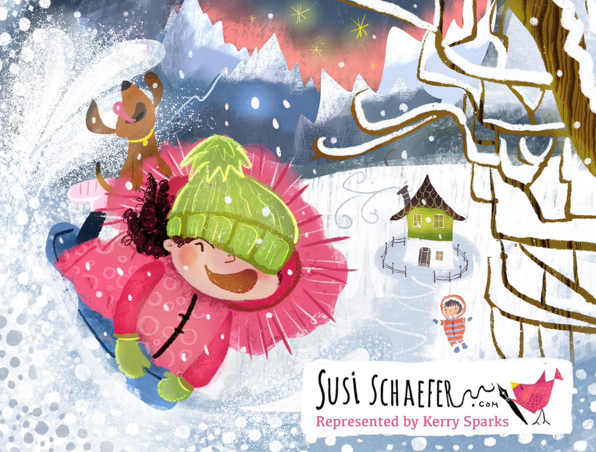susischaeferart's tweet image. Happy #kidlitartpostcard day! I am Susi and I love to illustrate picture books. And I love snow! 😀
susischaefer.com/portfolio.html