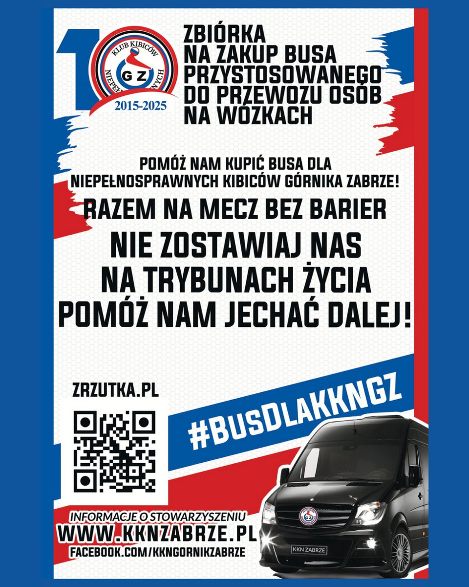Prosimy o jak największy rozgłos🙏 #BusDlaKKNGZ ⬜♿🟥