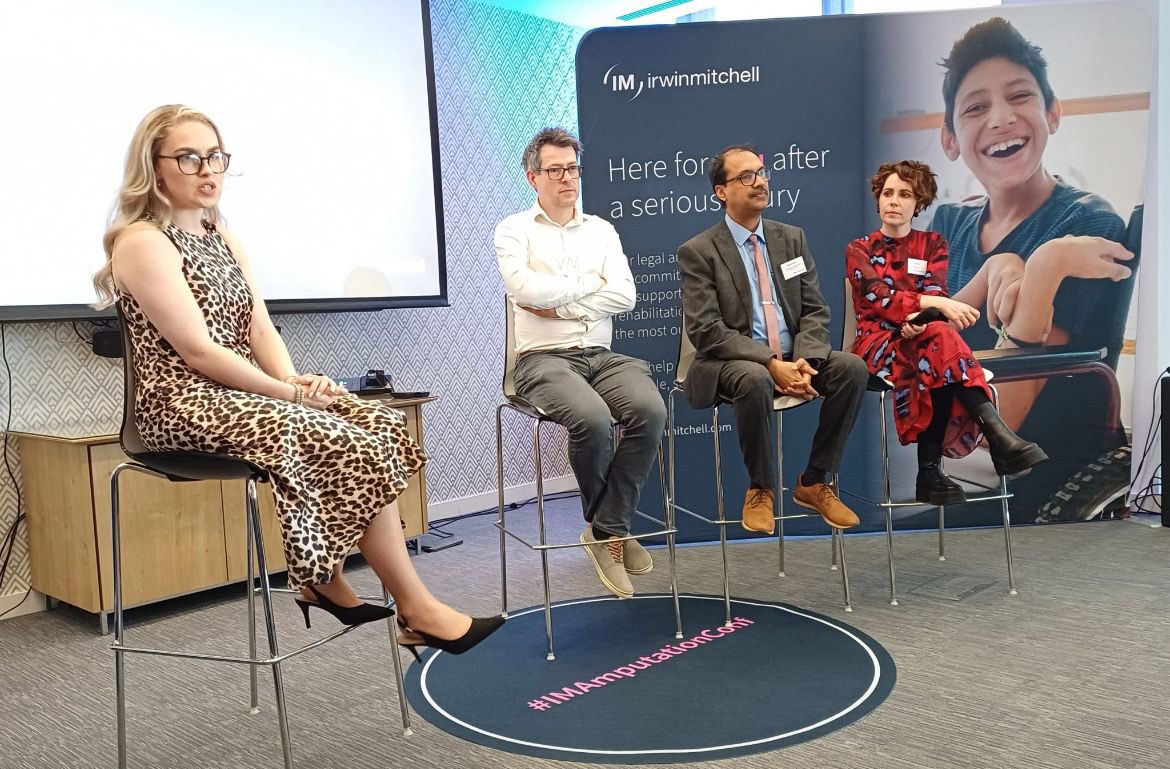 What a fantastic day at our #IMAmputationConf exploring the journey from adversity to empowerment. It was a pleasure not only working with Richard, Lisa and our events team on the event, but being able to share our wonderful client Alison’s story with her.
