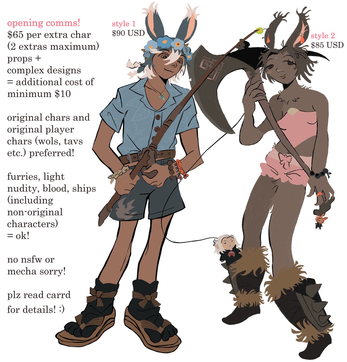 opening these again bc long story short i don't want to worry abt rent 😼adding a new style also! rt's appreciated as always 🤤❣️❤️🩷plz see my carrd linked below for more info