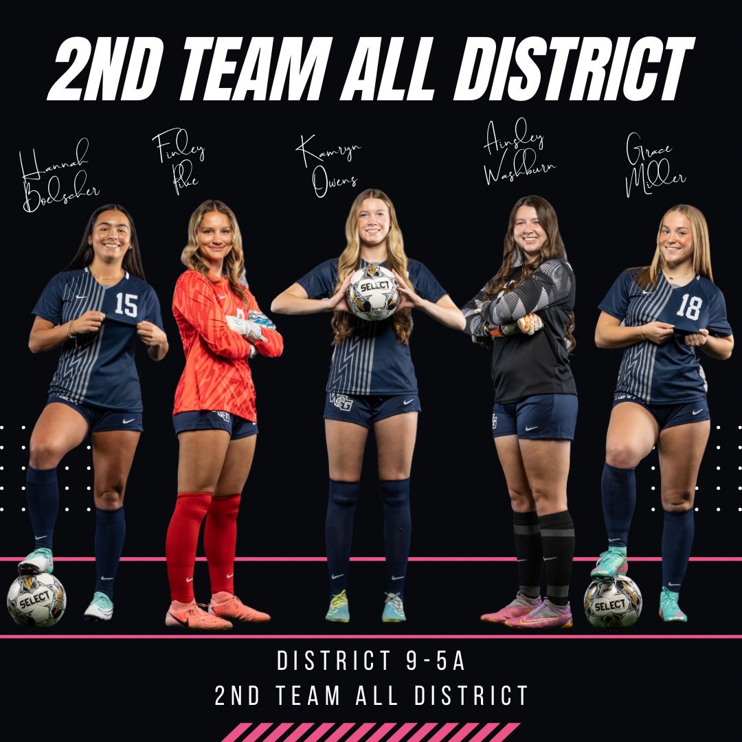 2nd Team All District 🩷🐾🔥⚽️💪🏽 #AllIn #ClawsOut #ProsperProud #FutureIsBright #ComingInHot