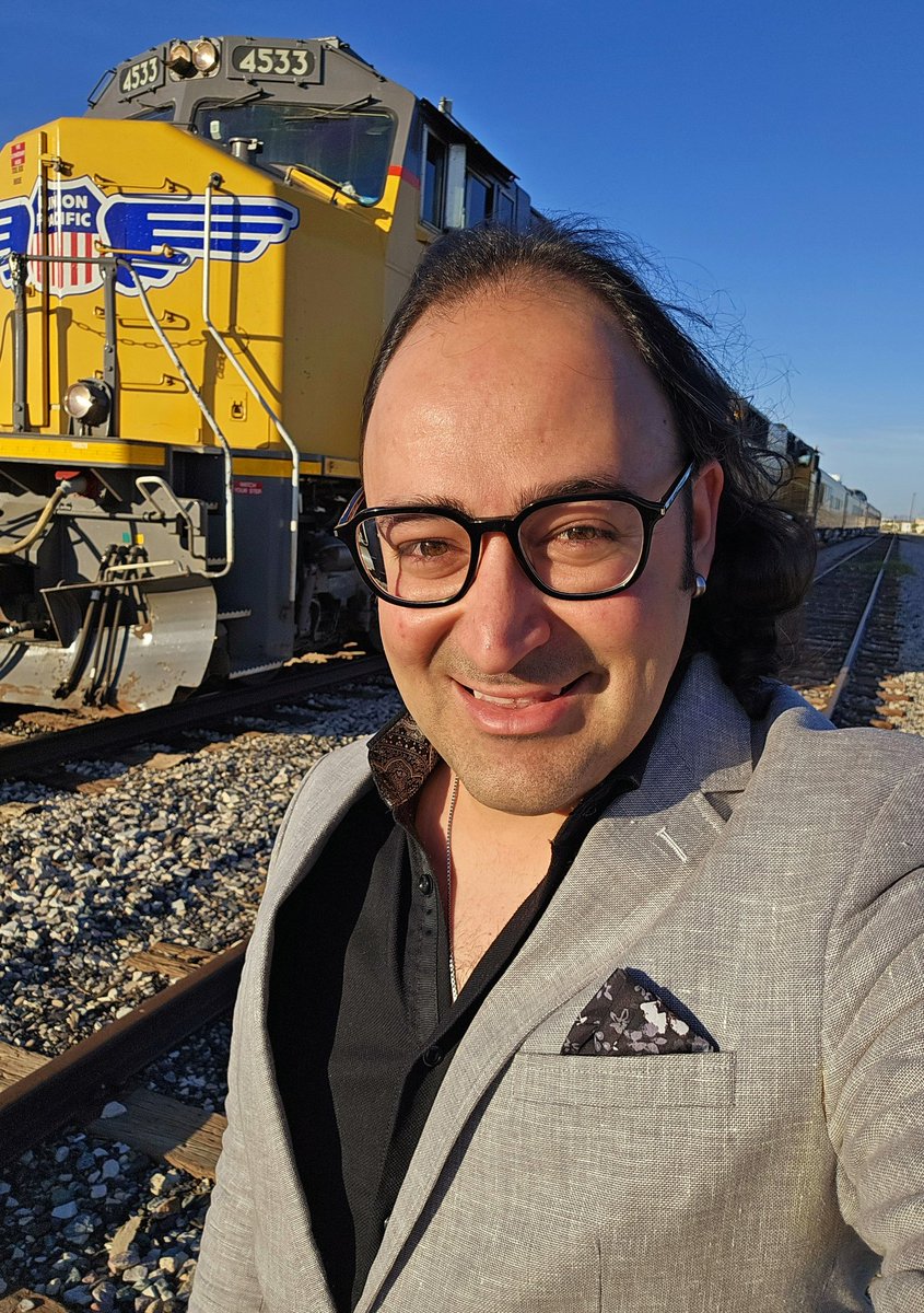 A first for everything! Performing on the Union Pacific Railroad in Phoenix Arizona!