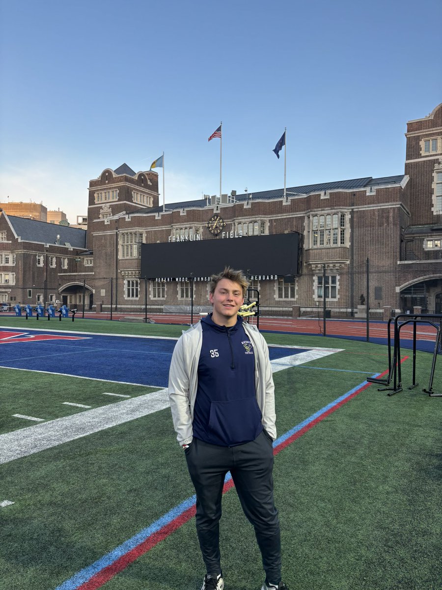 Henry Mallory (@hmals8835) on Twitter photo Appreciate the opportunity to visit <a href="/PennFB/">Penn Football</a> and watch the team get after it in pads. Thanks to Coach Josephson and Coach Dupont for having me out!
<a href="/David_Josephson/">David Josephson</a> <a href="/CoachDupont/">Jon Dupont</a> <a href="/CoachPriore/">Coach P</a> Appreciate the opportunity to visit <a href="/PennFB/">Penn Football</a> and watch the team get after it in pads. Thanks to Coach Josephson and Coach Dupont for having me out!
<a href="/David_Josephson/">David Josephson</a> <a href="/CoachDupont/">Jon Dupont</a> <a href="/CoachPriore/">Coach P</a>