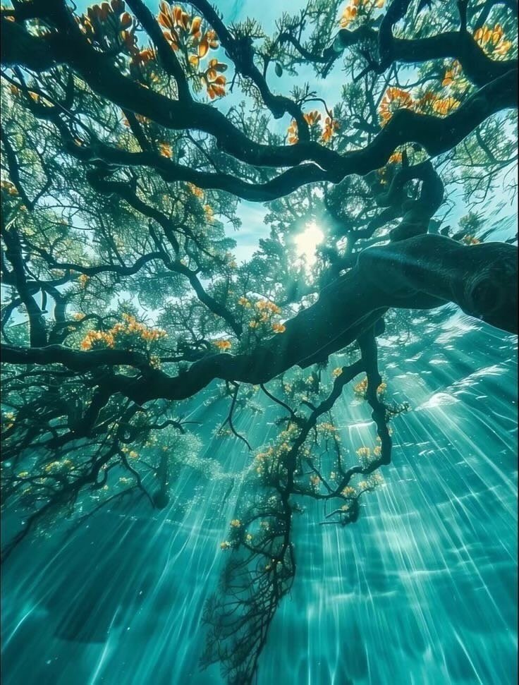 artindetails's tweet image. echoes of life underwater.