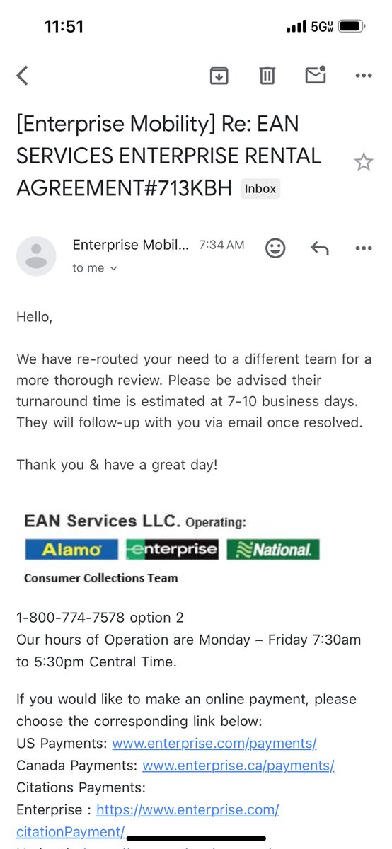SammyMiami00's tweet photo. I’m at whit’s end with @enterprisecares @Enterprise because for some reason this sham of a company likes to assess parking fees to their patrons, fees that occurred ACROSS THE OCEAN! They have been anything but helpful the numerous times we’ve called. Will not be using them again https://t.co/xZi1WqtJWS