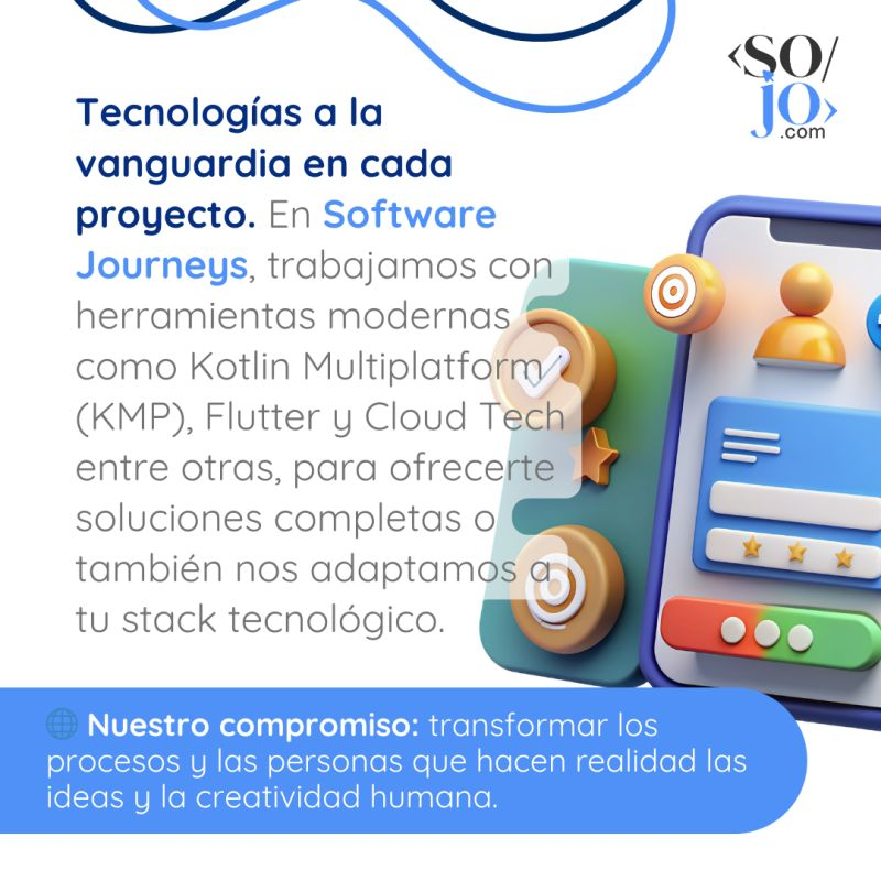 SoftwJourneys's tweet photo. #KotlinMultiplatform  #Flutter  #CloudTech  #DesarrolloDeSoftware  #TechSolutions  #Innovación https://t.co/Nuv3VPC4JA