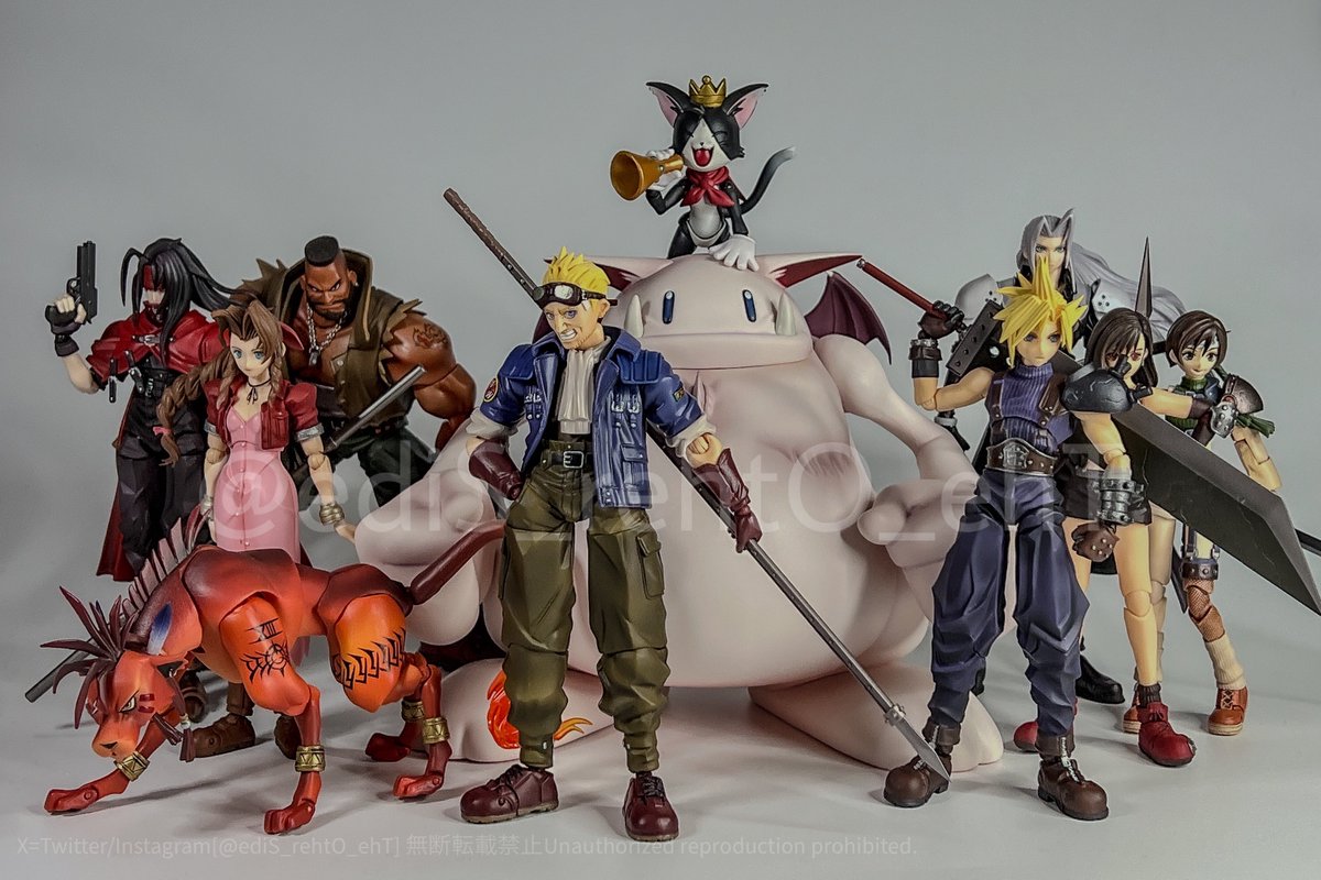 クラウド ティファ バレット エアリス セフィロス ユフィ レッドXIII 