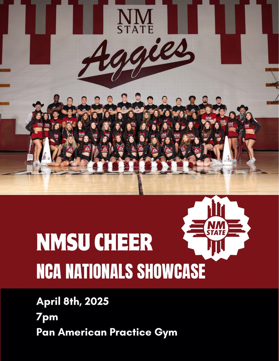 Please join us on Tuesday April 8th, 2025 at 7pm for our NCA Nationals Showcase! Come support these hard working athletes before we leave to Daytona! 🤍🐄🤠