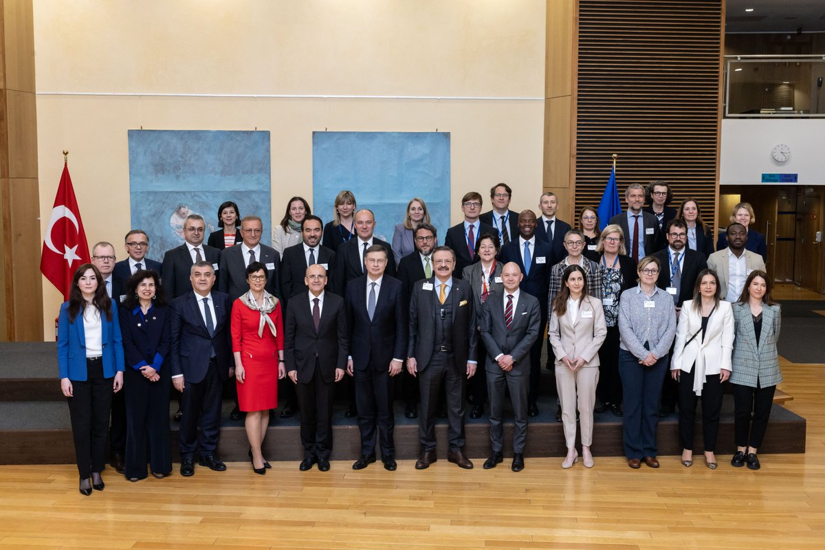 At EU-Türkiye High Level Business Dialogue, our CEO <a href="/BenJButters/">Ben Butters</a> &amp; TOBB President <a href="/RHisarciklioglu/">Rifat Hisarcıklıoğlu</a> emphasized to Commissioners <a href="/VDombrovskis/">Valdis Dombrovskis</a>, <a href="/MartaKosEU/">Marta Kos</a>  &amp; Minister <a href="/mehmetsimsek/">mehmetsimsek</a> the importance of strengthening business collaboration for growth, innovation, and competitiveness.