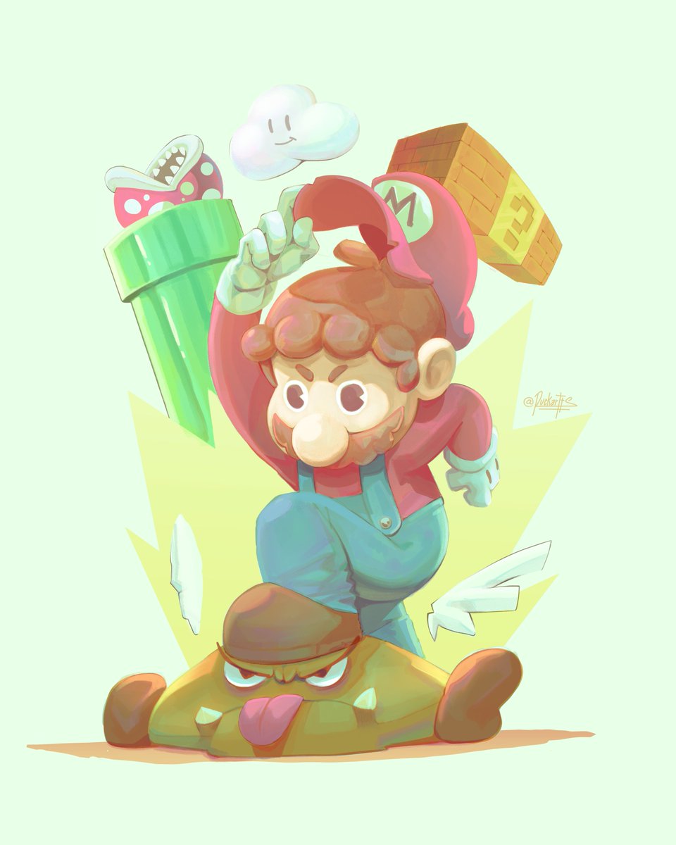 Yvin_duck's tweet image. Super Mario