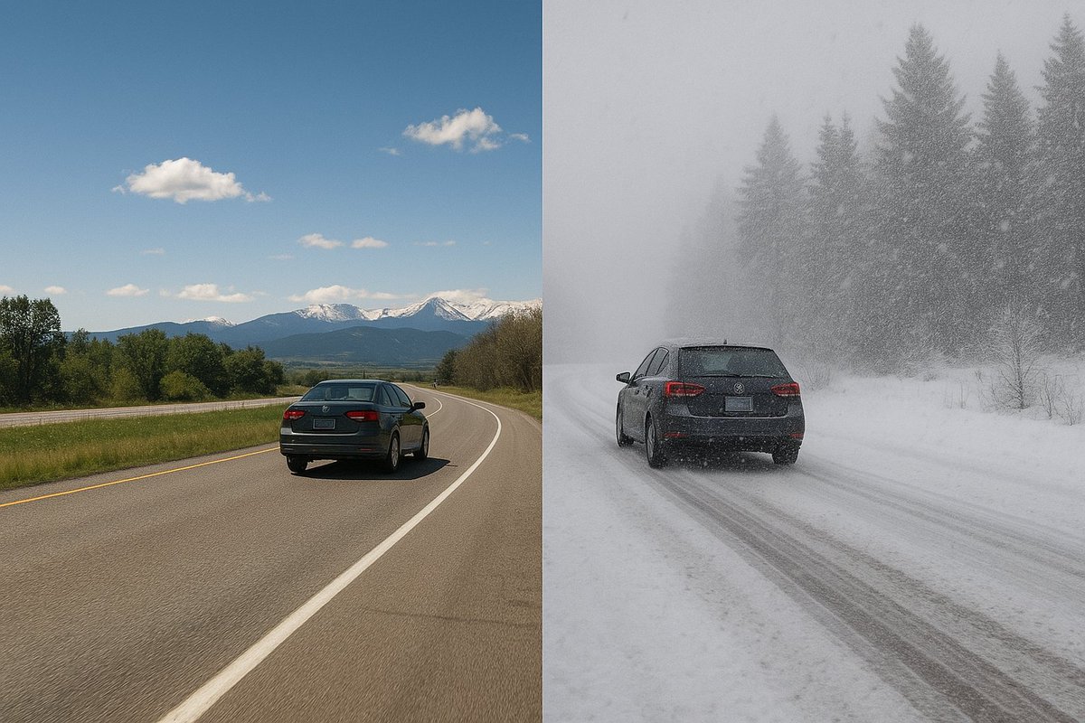 RickAccident's tweet image. 🌦️ Only in Colorado... ☀️❄️💨

One minute you're cruising in sunshine, the next you're sliding through a surprise snowstorm. Spring weather here doesn’t mess around! Always check the forecast and be ready for anything—from flip-flops to snow boots.#ColoradoWeather #SpringSurprise