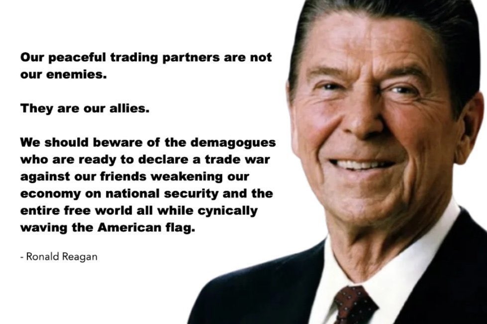 JohannaNyman5's tweet photo. Reagan is turning in his grave. https://t.co/riEfvKGzUn