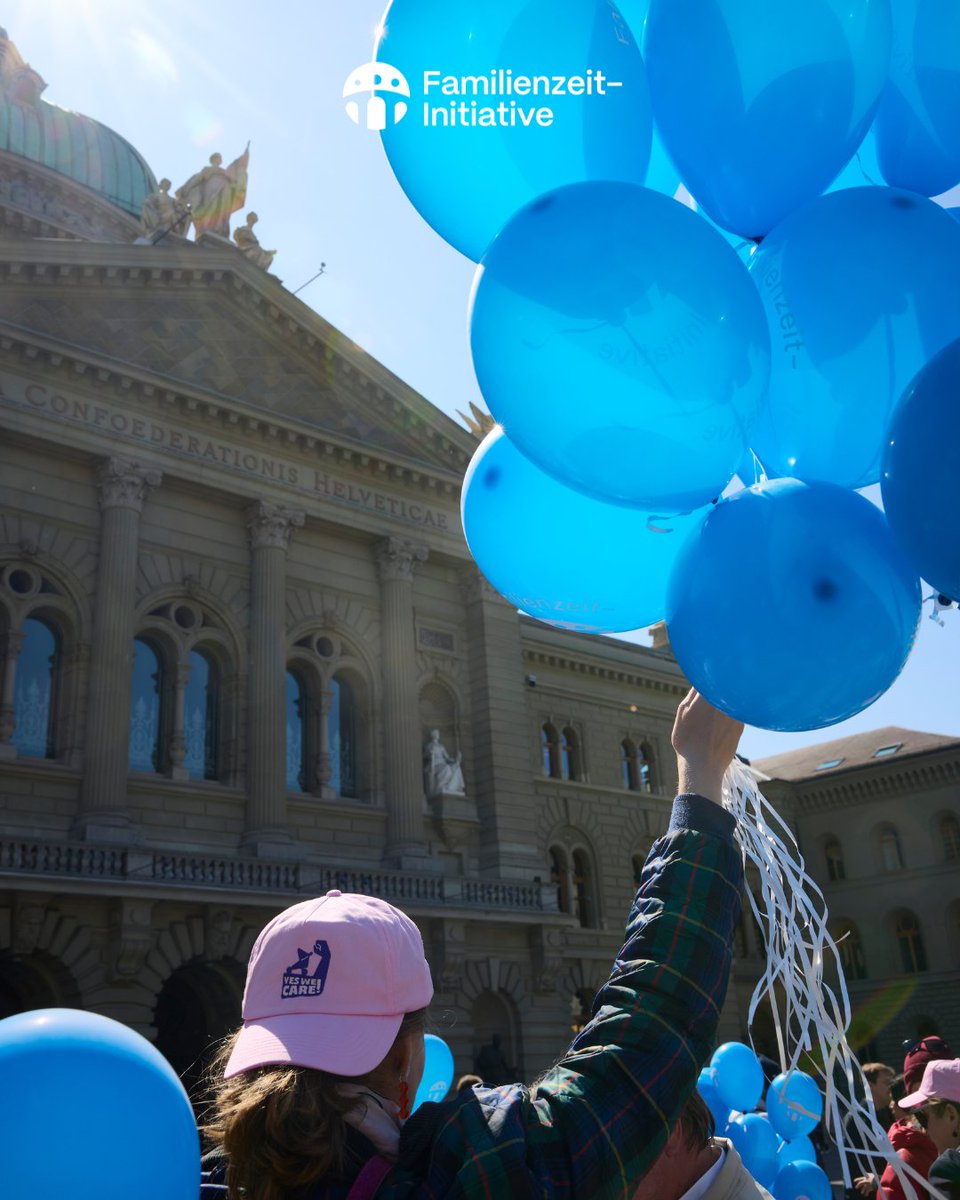 Die #FamilienzeitInitiative ist lanciert 🧡 Gestern war es soweit: Über 100 Vertreter:innen von <a href="/GrueneCH/">GRÜNE Schweiz</a> , <a href="/grunliberale/">Grünliberale Schweiz</a> <a href="/TravailsuisseCH/">Travail.Suisse</a> und <a href="/MitteFrauenCH/">Die Mitte Frauen Schweiz</a>  feierten mit uns den Start der #Familienzeit 🥳 Jetzt Unterschriftenbögen bestellen: familien-zeit.ch/material/