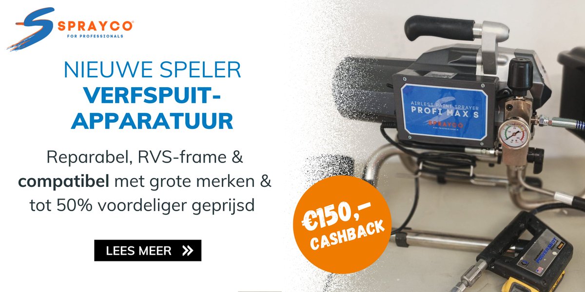 Loonwijzer gelanceerd | Nieuwe speler verfspuitapparatuur - mailchi.mp/betereschilder…