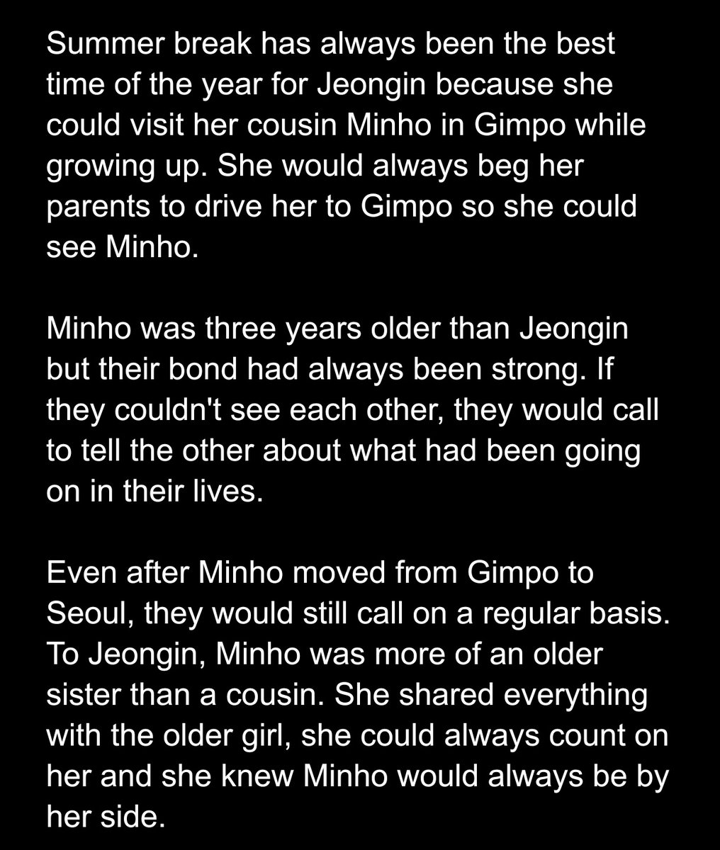 cw// fem!5kz, alternate universe/non famous, college au, jngn and mnh are cousins :3

I missed wip wed yesterday but I really want to share a wip of my newest fic I started writing ;-;