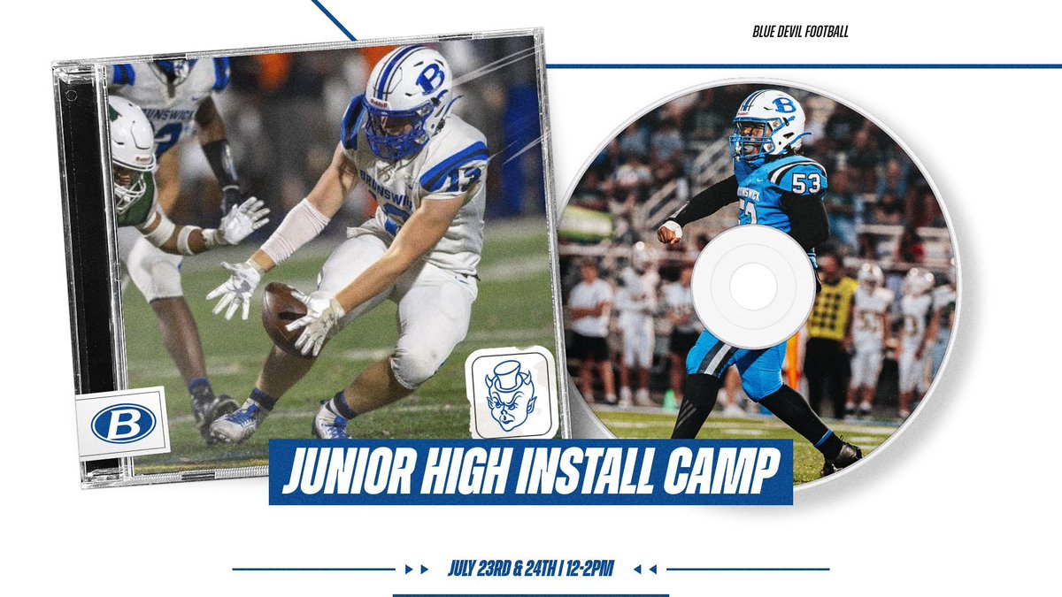 🚨 Junior High Install 🏈

The varsity staff will provide a FREE event for upcoming 7th &amp; 8th graders to install our base schemes with the help of our JH staff. 🏈

July 23rd &amp; 24th | 12-2PM