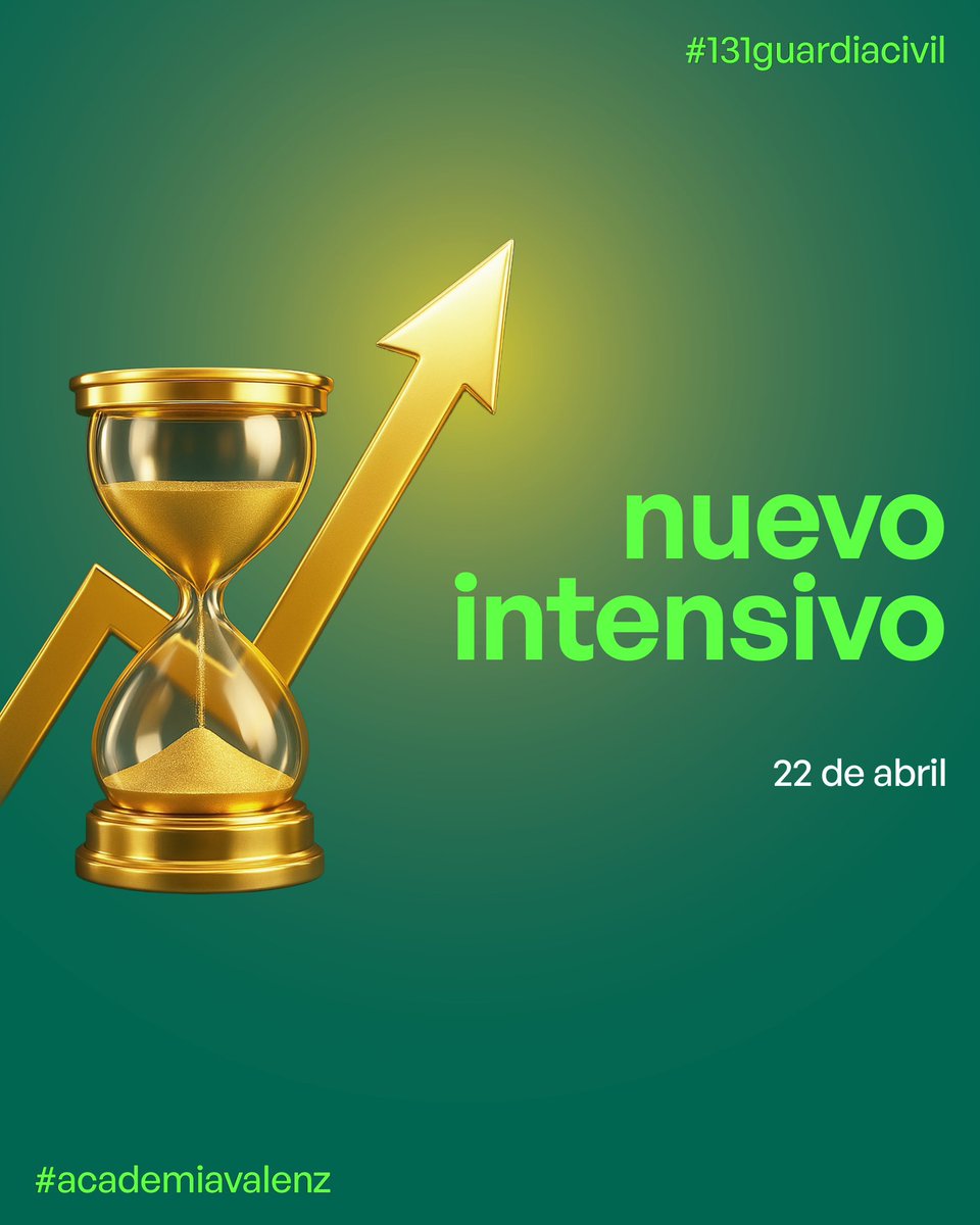 academiavalenz's tweet photo. Se acerca la recta final de la oposición 🏁
Curso intensivo ✅
> Conocimientos
> Ortografía
> Gramática
> Inglés
> Psicotécnicos
Comenzamos este 22 de abril 🗓️
No olvides pedir toda la información ⬇️⬇️
info@academiavalenz.com
664 67 81 47
#GuardiaCivil #valenz #oposgc https://t.co/rPBmOAwVCf