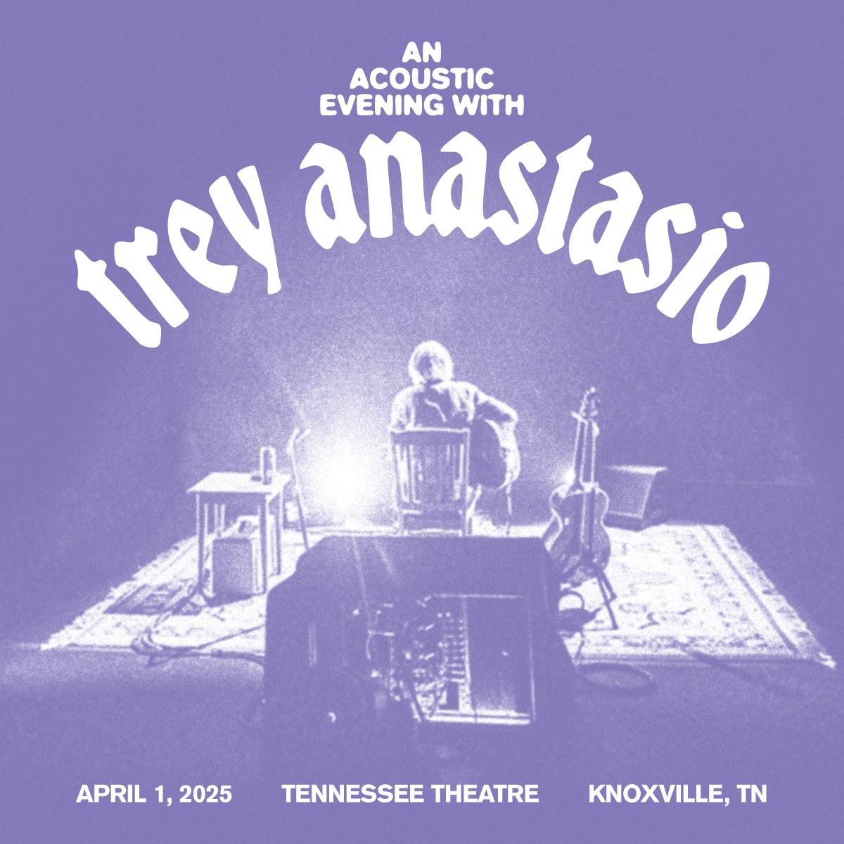 Trey's acoustic show from Knoxville, TN on 4/1/25 is available now for download and streaming via the LivePhish App: livephi.sh/trey250401