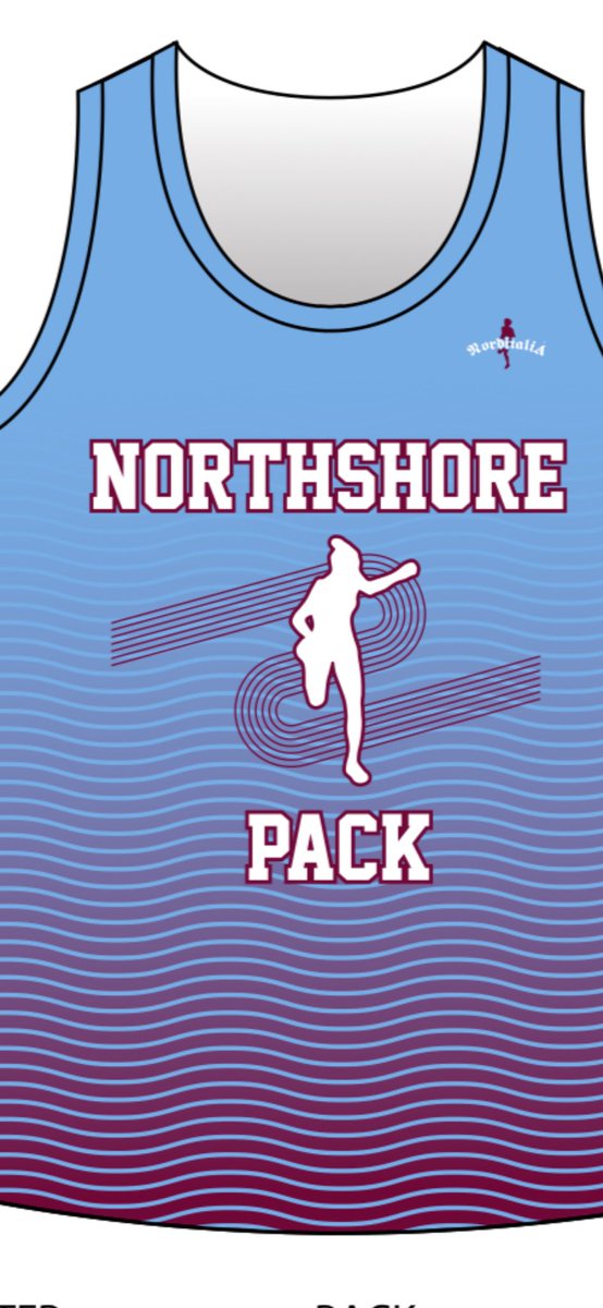 The light blue and wavy design of uniform a tribute to Lake Michigan and the “North Shore” theme. Maroon accents to steer away from any school colors nearby