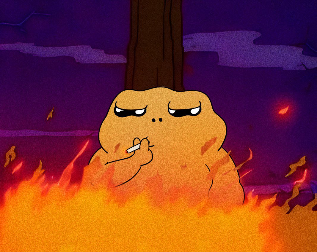 Whole market is literally burning right now 🔥 🔥 🔥 

Let’s have a puff and some happy pills to be just fine.  💨 💊 

#CryptoNews #sol #SolanaMemeCoins #FireRescue #NFTCommunity #Todd