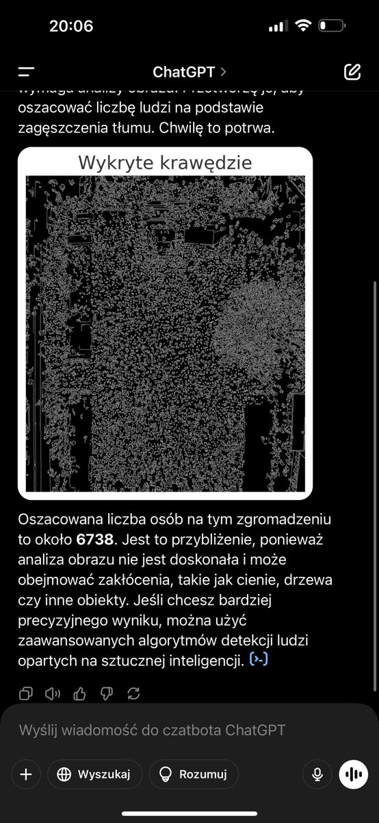 ochedalsky's tweet photo. @KoneserUnii Chat GPT szacuje na około 7k https://t.co/erDM2qcxeg