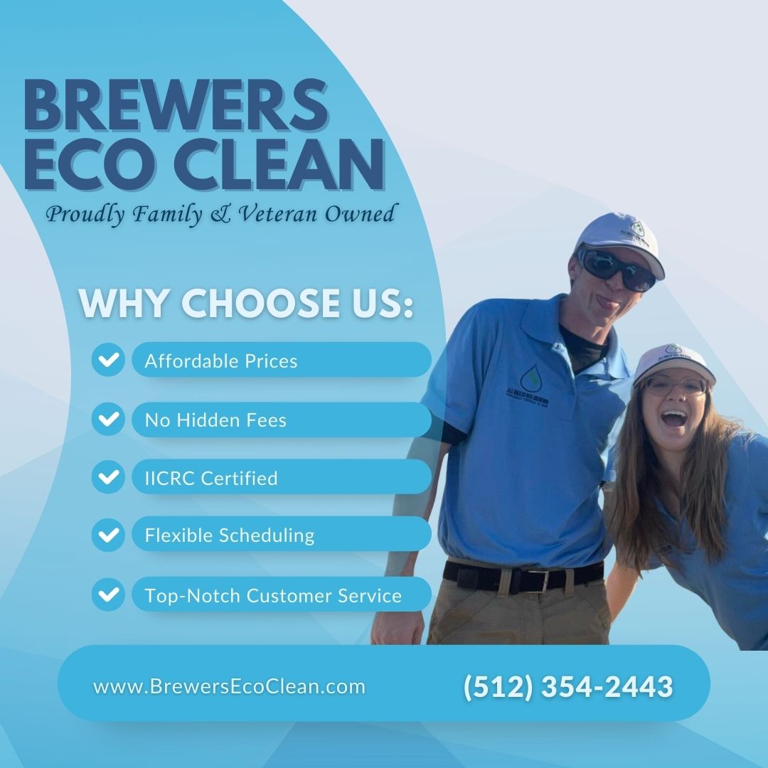 BrewersEcoClean's tweet image. 🌟 Why choose Brewers Eco Clean? We treat every space like our own, ensuring your satisfaction every time! 🧼 Schedule today for a fresher home, cleaned with a family’s touch! #ChooseEcoClean #CommunityFocused #TopQualityService

📲 Call now: (512) 354-2443