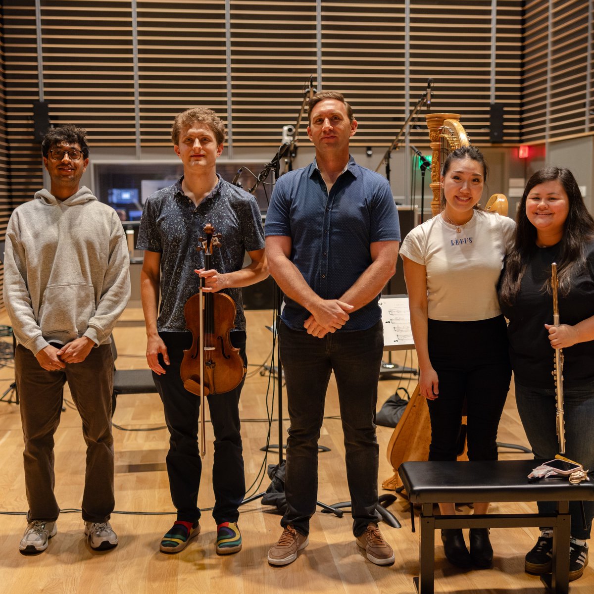 SFCM (@sfconservmusic) on Twitter photo Congrats to Ansh Patel and Aaron Pike, winners of the 2025 <a href="/ClassicalKDFC/">Classical KDFC</a> Sound Logo Competition. Their original compositions, recorded with fellow students at SFCM, will now be heard across the state of California.
More about their paths to the airwaves:
sfcm.edu/discover/newsr… Congrats to Ansh Patel and Aaron Pike, winners of the 2025 <a href="/ClassicalKDFC/">Classical KDFC</a> Sound Logo Competition. Their original compositions, recorded with fellow students at SFCM, will now be heard across the state of California.
More about their paths to the airwaves:
sfcm.edu/discover/newsr…