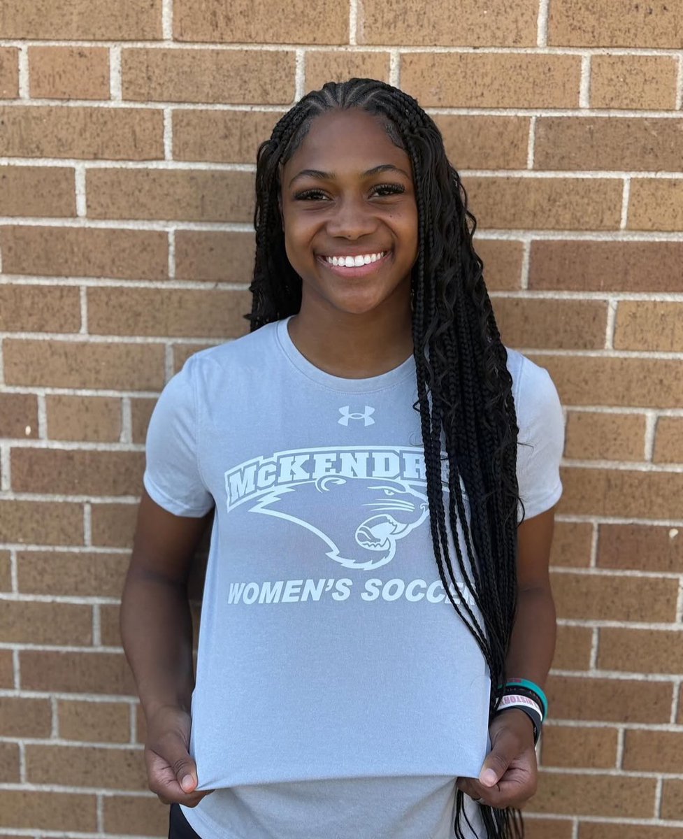 Congratulations to Senior Khiyah Perkins on her commitment to play soccer at McKendree University! We are so proud of you!!! 💜🤍