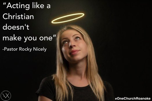 OneChurchRoa's tweet photo. “Acting like a Christian doesn't make you one” -Pastor Rocky Nicely #Christianity #TheScentOfHope #OneWord #OneChurch #OneChurchRoanoke https://t.co/4utl7NRO5j