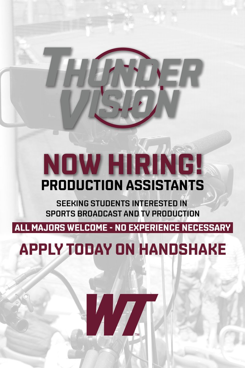 📹 If you love WT sports, you'll love working with us! 🙌

#BuffNation