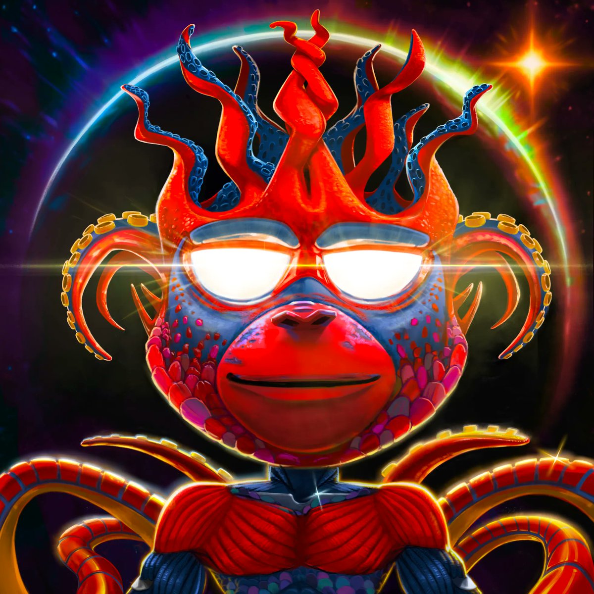 OCM Katoshi mint on April 8th, 9am PT.

A lucky minter will get this Celestial, the rarest asset in OCM. Art on Bitcoin 🔥