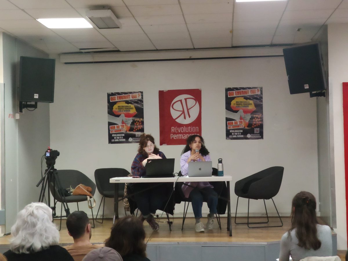 🔴 Escalade militaire et états d’exception coloniaux : quel avenir pour les Outre-Mers ? 

Plus de 60 personnes présentes ce soir à la réunion co-oganisée par le Collectif d’action judiciaire et RP Paris Est au CICP ! 🔥