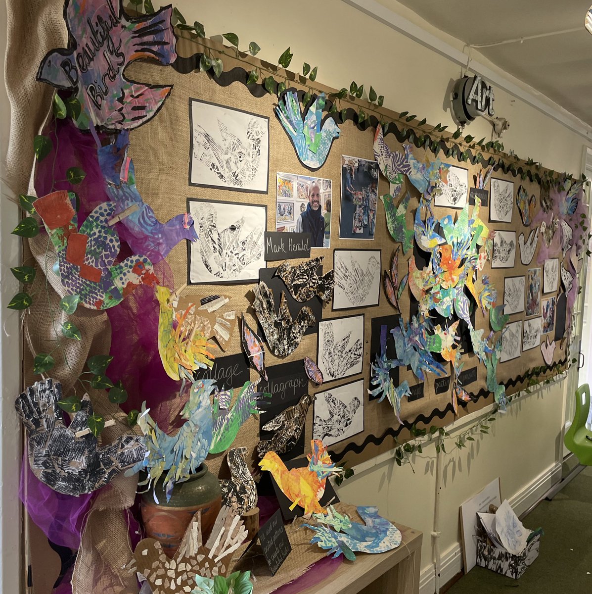 We are so proud of the amazing artwork produced by our KS1 children. They love exploring techniques and form in art. 😍