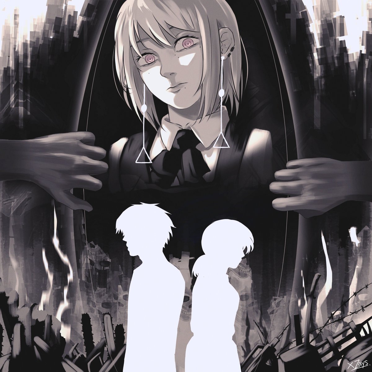 xZaysArts's tweet image. Death.
#chainsawman #chainsawman198 #csm198