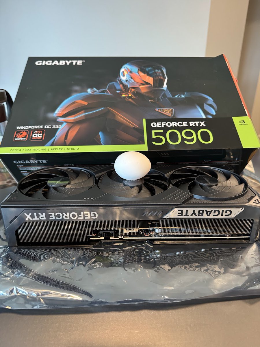 It's so big! (egg for scale)