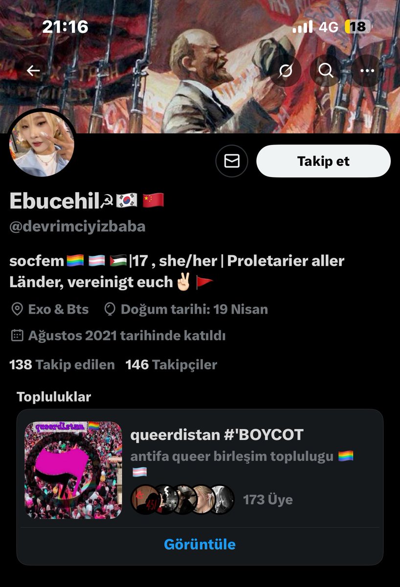 sonunda bırı bu ucubelerı konusmus o zaman arttırıyorum karsınıza cıkarsa dusunmeden engellersınız