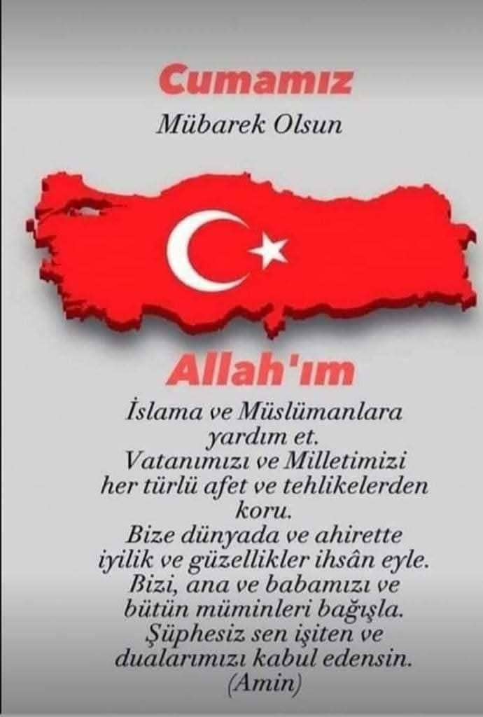 Ahzab suresi 72.Ayet: 
 Biz emaneti, göklere, yere ve dağlara teklif ettik de onlar bunu yüklenmekten çekindiler, (sorumluluğundan) korktular. Onu insan yüklendi. Doğrusu o çok zalim, çok cahildir.
🌷Cumamız mübarek olsun 🌷