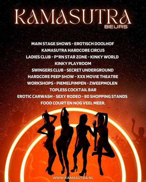 Nog één week! KamaSutrA time! Bestel nú je kaarten: kamasutra.blue.nl