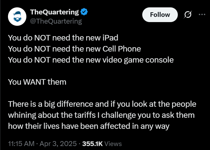 RightWingCope's tweet image. Maga has gone from "VOTE FOR TRUMP IF YOU WANT LOW PRICES!" to "YOU DON'T ACTUALLY WANT TO BUY ANYTHING!"

These idiots will be detested in history books.