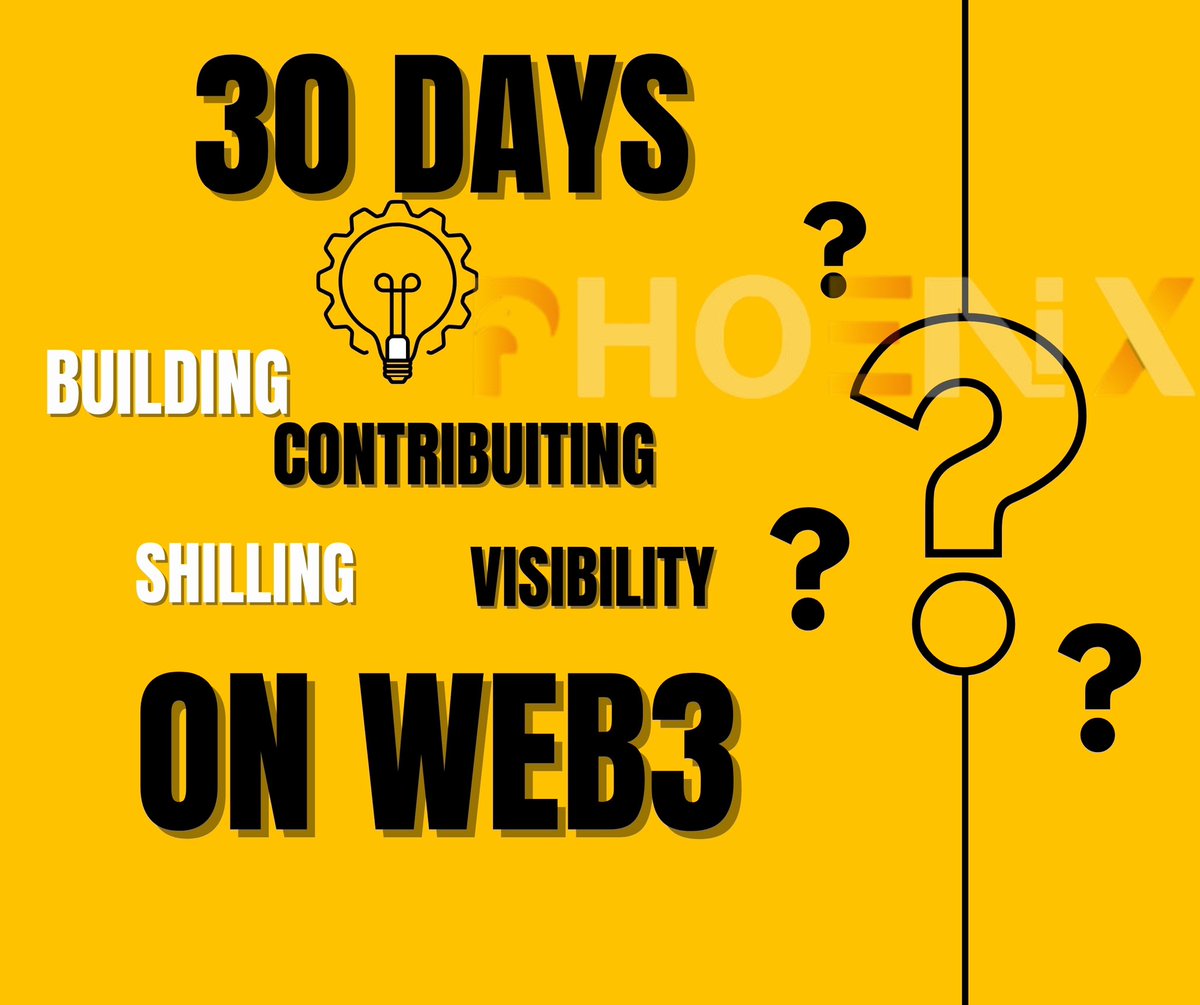 Azynar01's tweet image. What if I told you that the next 30 days could completely change my Web3 journey? 👀

As a member of the Phoenix Community, I’m joining the BCSV Challenge, and here’s what you can expect from me. 🧵👇
#BCSVChallenge #Web3 #BuildInPublic