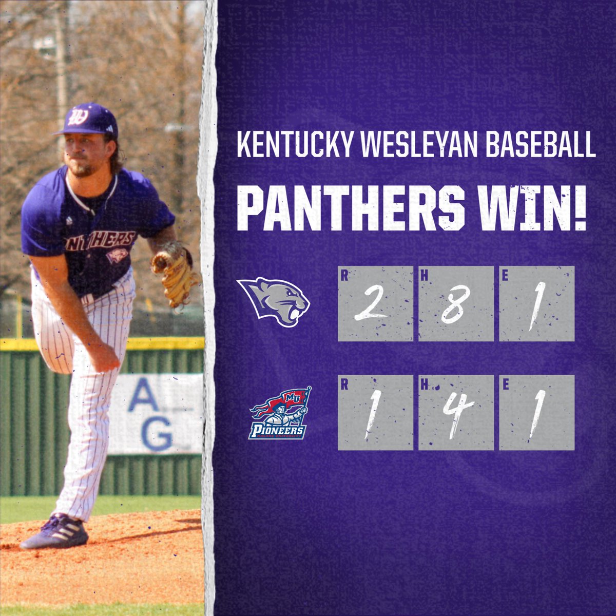 KWCPanthers's tweet photo. Another Evan Oakley gem (8.0 IP, 0 R, 8 SO) leads the Panthers to a Game 1 triumph! 🔥

#Forward https://t.co/FR29vmF6wK