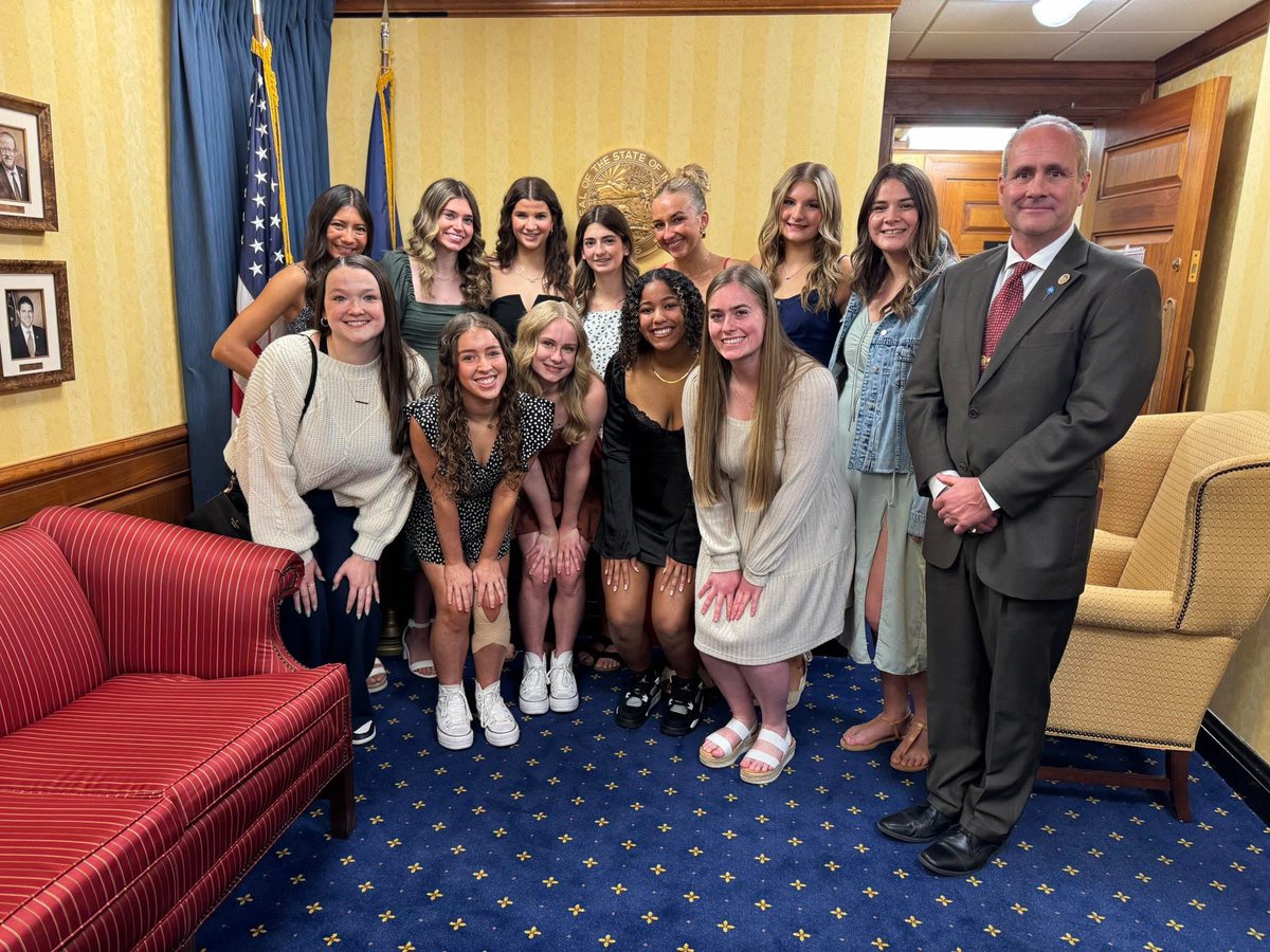 The Avon Varsity Dance Team had the honor of receiving a Special Resolution from Senator Brett Clark at the Statehouse this afternoon to celebrate their 3 State Championship. Thank you Senator Clark for the invite! <a href="/AvonHSPrincipal/">Matt Shockley</a> <a href="/AvonSupt/">Scott Wyndham</a> <a href="/OrioleTweets/">Avon Community School Corporation</a> <a href="/AHS_Orioles/">AHS Orioles</a>