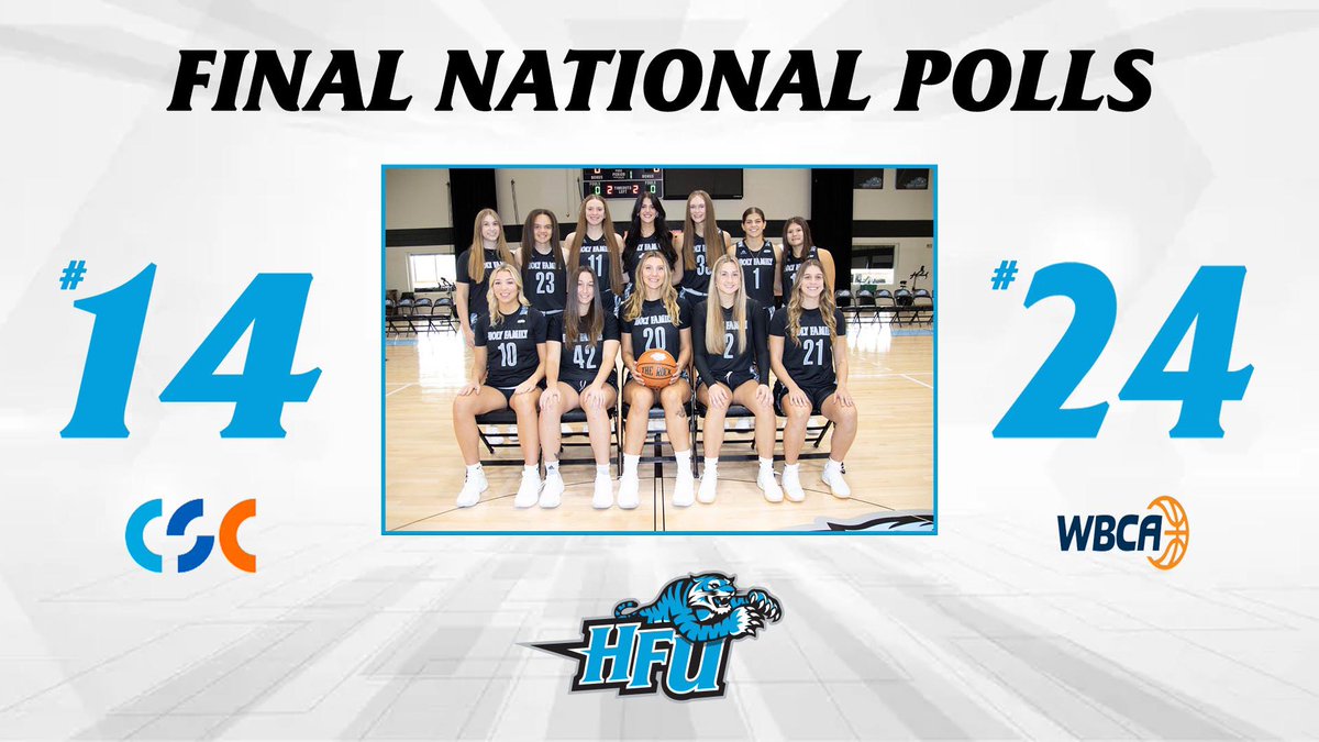 Holy Family Tigers (@gohfutigers) on Twitter photo .<a href="/HolyFamily_WBB/">Holy Family Women’s Basketball</a> ends the season ranked in both of the final <a href="/NCAADII/">NCAA Division II</a> national polls .<a href="/HolyFamily_WBB/">Holy Family Women’s Basketball</a> ends the season ranked in both of the final <a href="/NCAADII/">NCAA Division II</a> national polls