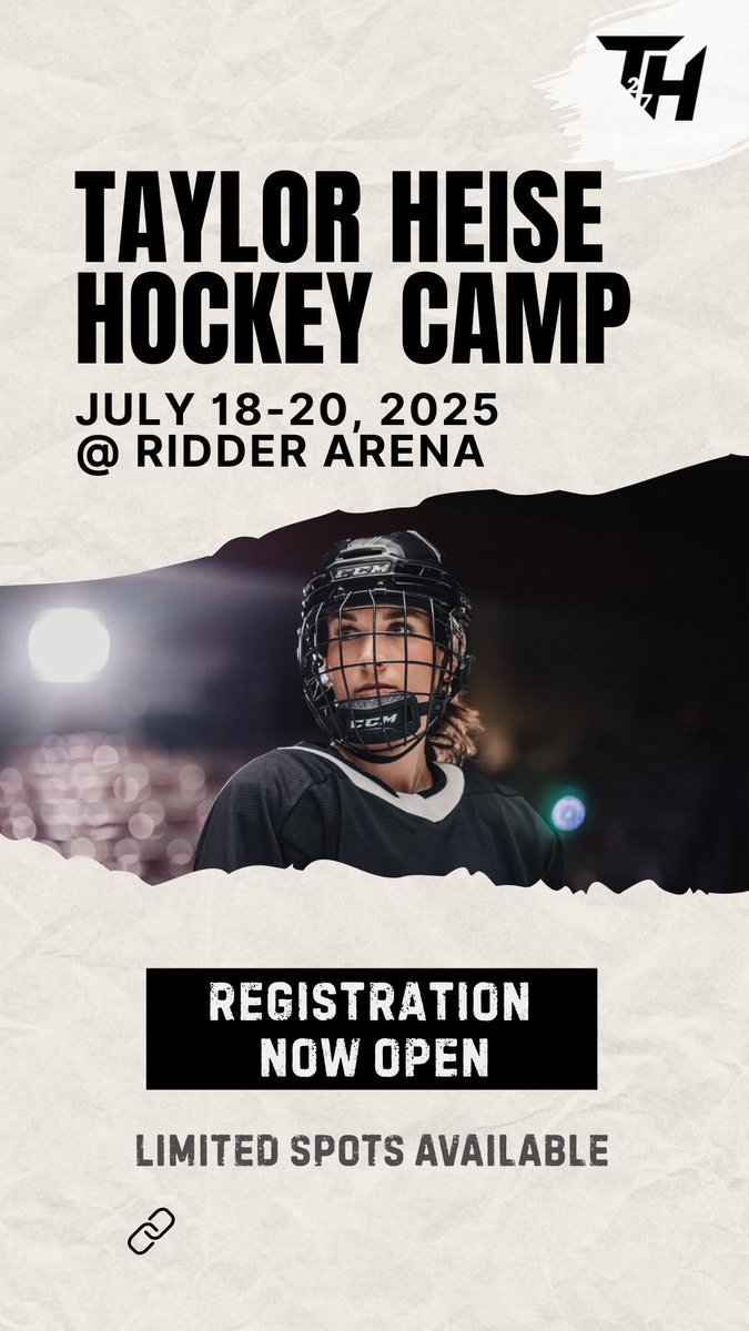 I’m so excited to announce my inaugural hockey camp, taking place at Ridder Arena in Minnesota from July 18th - 20th! 

This camp is designed specifically for girls who want to take their game to the next level. Whether you’re looking to improve you on-ice skills or get valuable