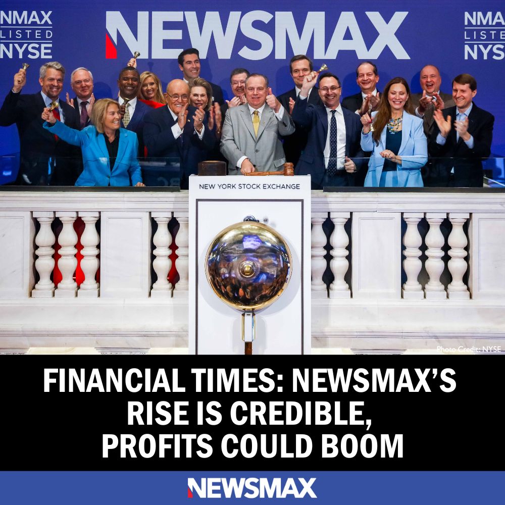NEWSMAX's tweet photo. WOW: Financial Times praises NEWSMAX’s ‘credible’ business, predicts success, SEE: https://t.co/aTlaDAwIEf

@NYSE $NMAX https://t.co/rNk5qs6kDO