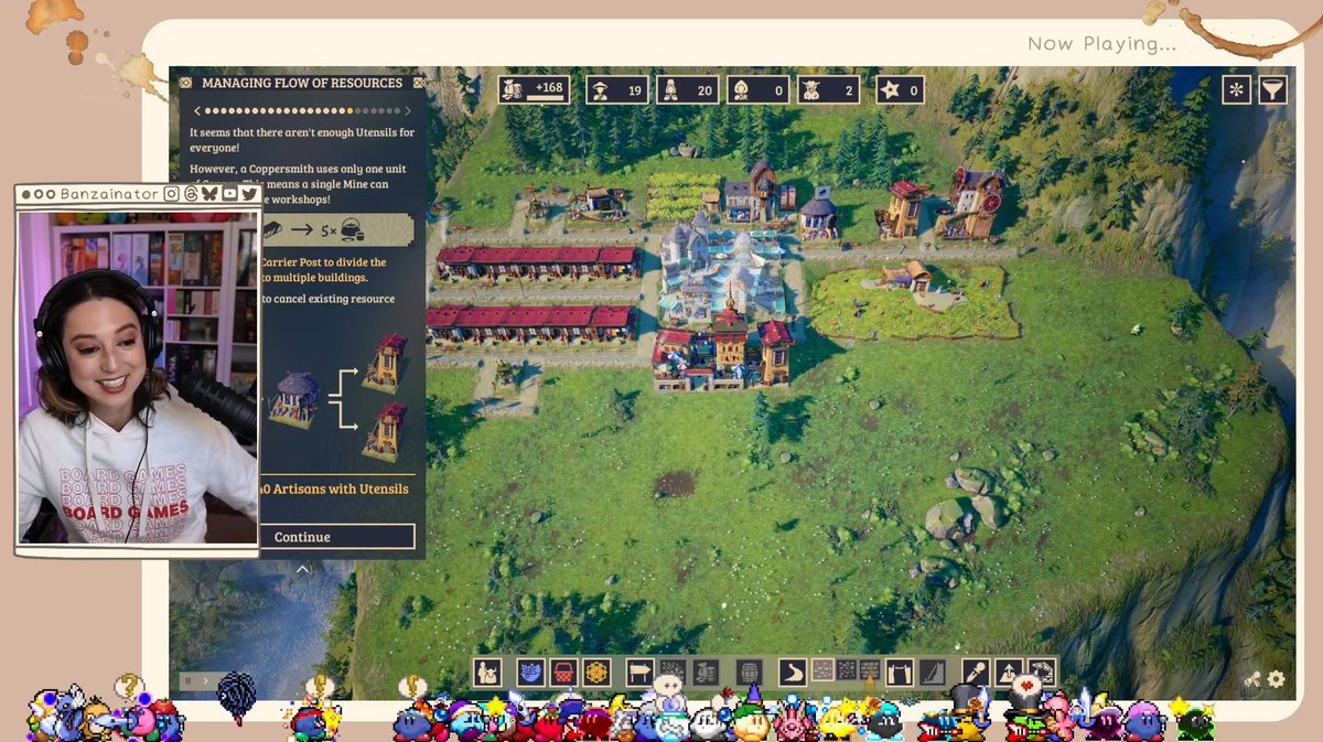 Laysara: Summit Kingdom is a beautiful game! I love checking out games during my morning streams with coffee. Great job <a href="/QuiteOKGames/">Quite OK Games - making Laysara</a> 🥳