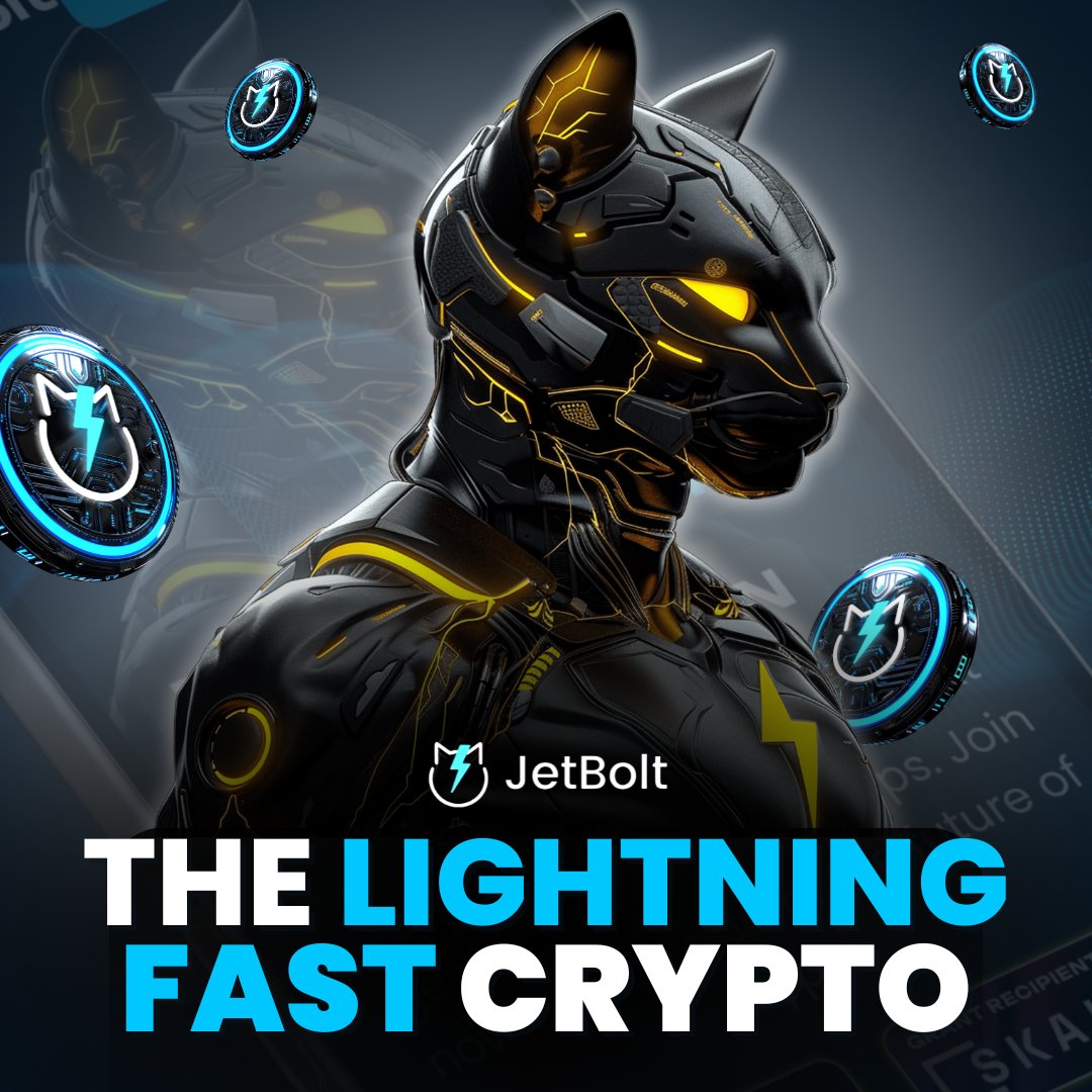 JetBoltOfficial's tweet photo. ⚡ Crypto the Way It Should Be ⚡ 

Fast. Affordable. Effortless.

🔗 Join the movement: https://t.co/DoUZvKpedW

#JetBolt #Crypto #AICrypto #Blockchain #Web3 #CryptoNews #Altcoin #Cryptocurrency https://t.co/JcIycikM4u